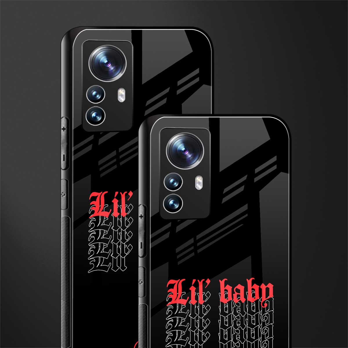 lil baby back phone cover | glass case for xiaomi 12 pro