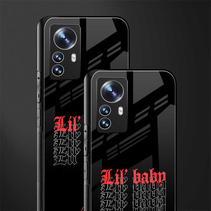 lil baby back phone cover | glass case for xiaomi 12 pro