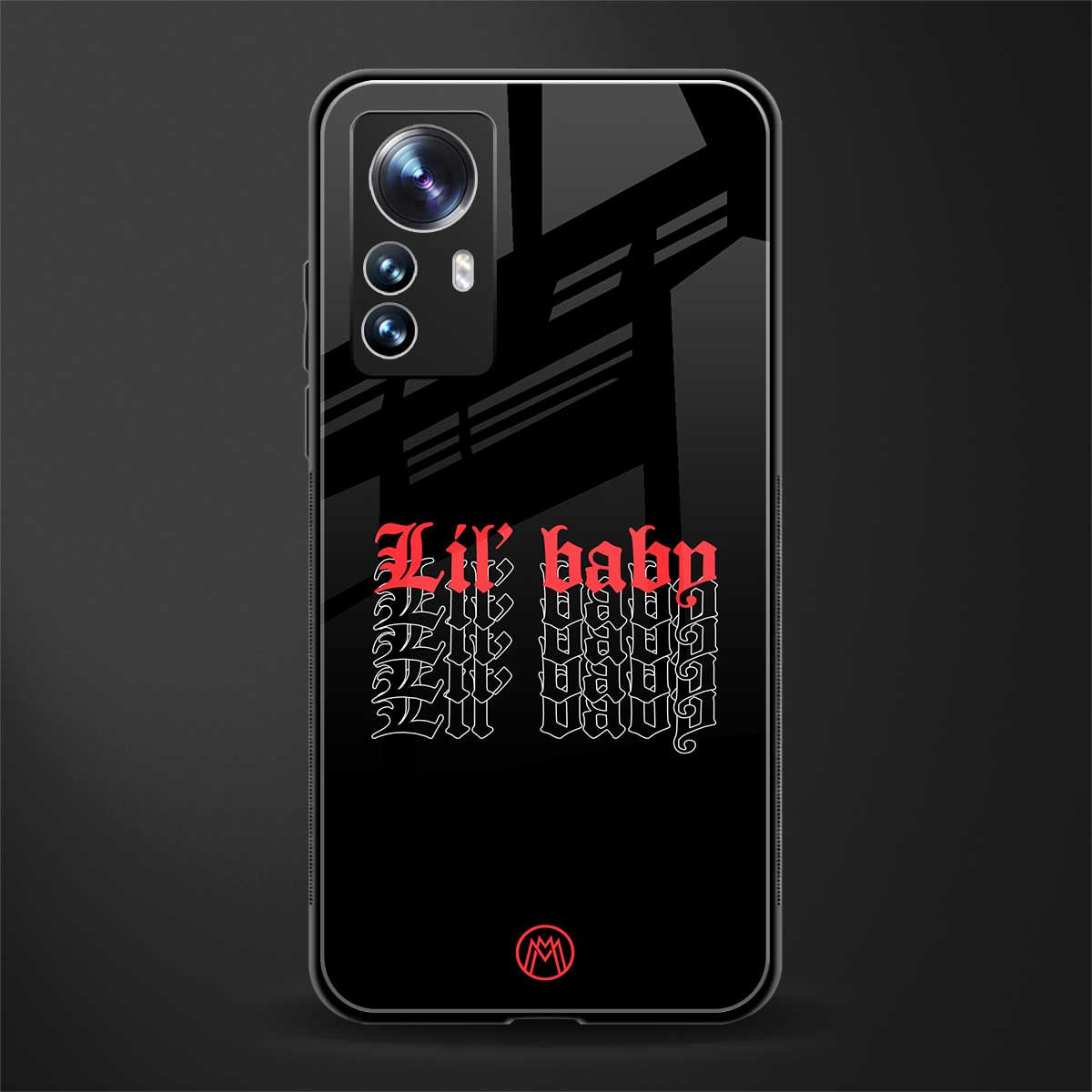 lil baby back phone cover | glass case for xiaomi 12 pro