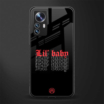 lil baby back phone cover | glass case for xiaomi 12 pro