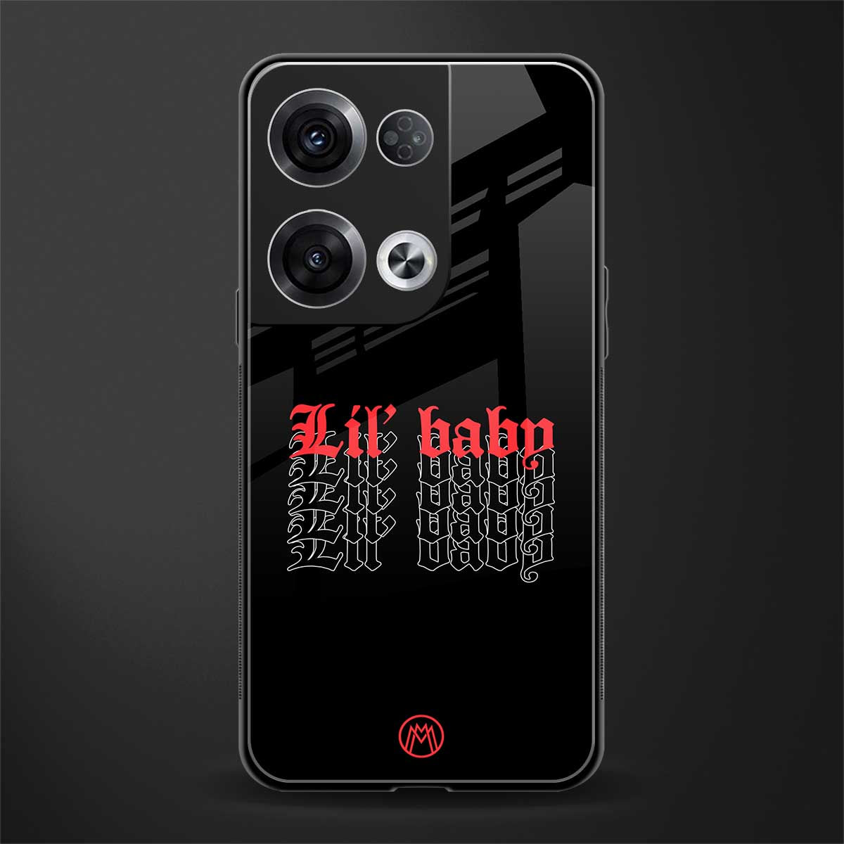 lil baby back phone cover | glass case for oppo reno 8 pro