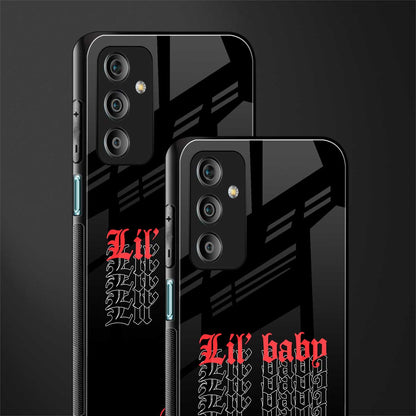 lil baby back phone cover | glass case for samsung galaxy f23 5g
