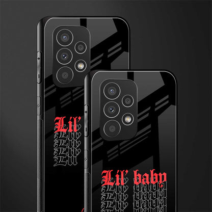 lil baby back phone cover | glass case for samsung galaxy a33 5g