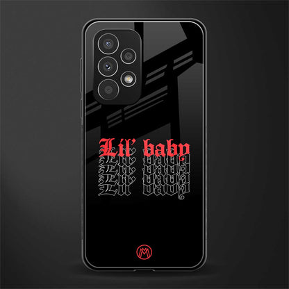 lil baby back phone cover | glass case for samsung galaxy a33 5g