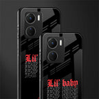 lil baby back phone cover | glass case for vivo y16