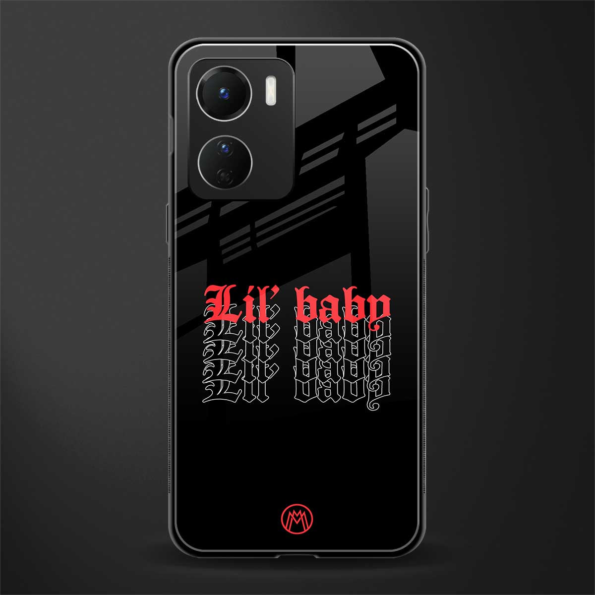 lil baby back phone cover | glass case for vivo y16