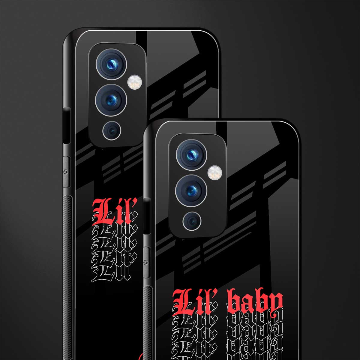 lil baby back phone cover | glass case for oneplus 9