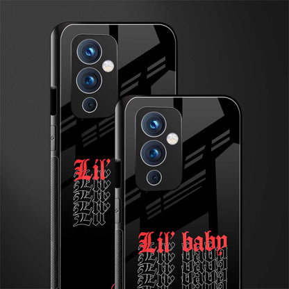 lil baby back phone cover | glass case for oneplus 9