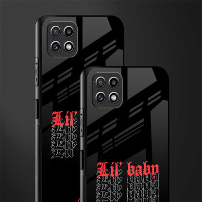 lil baby back phone cover | glass case for samsung galaxy f42