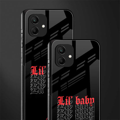 lil baby back phone cover | glass case for samsung galaxy a04