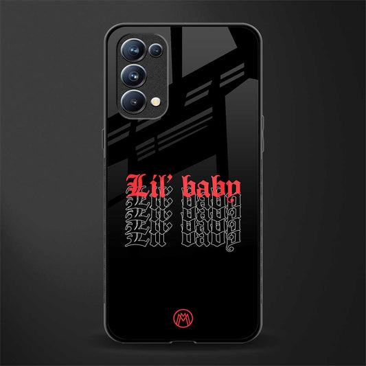 lil baby back phone cover | glass case for oppo reno 5