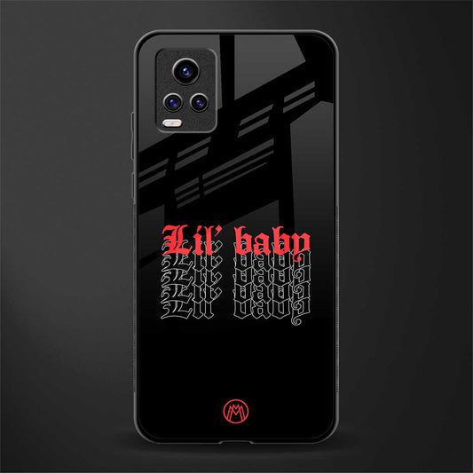 lil baby back phone cover | glass case for vivo v21e 4g