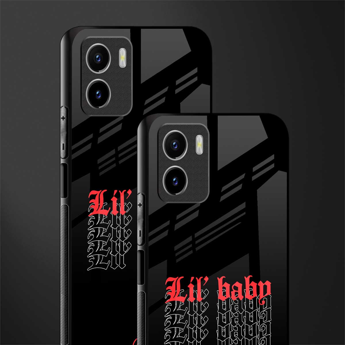 lil baby back phone cover | glass case for vivo y72