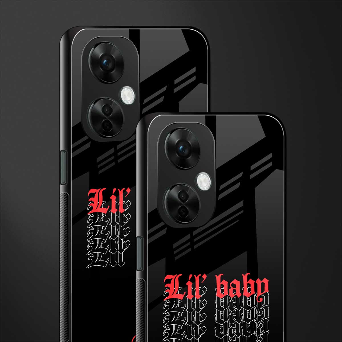 lil baby back phone cover | glass case for oneplus nord ce 3 lite