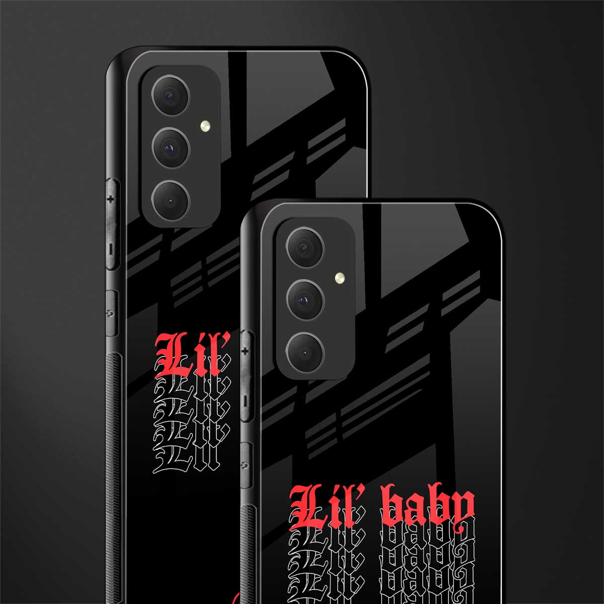 lil baby back phone cover | glass case for samsung galaxy a54 5g