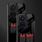 lil baby back phone cover | glass case for vivo t1 44w 4g