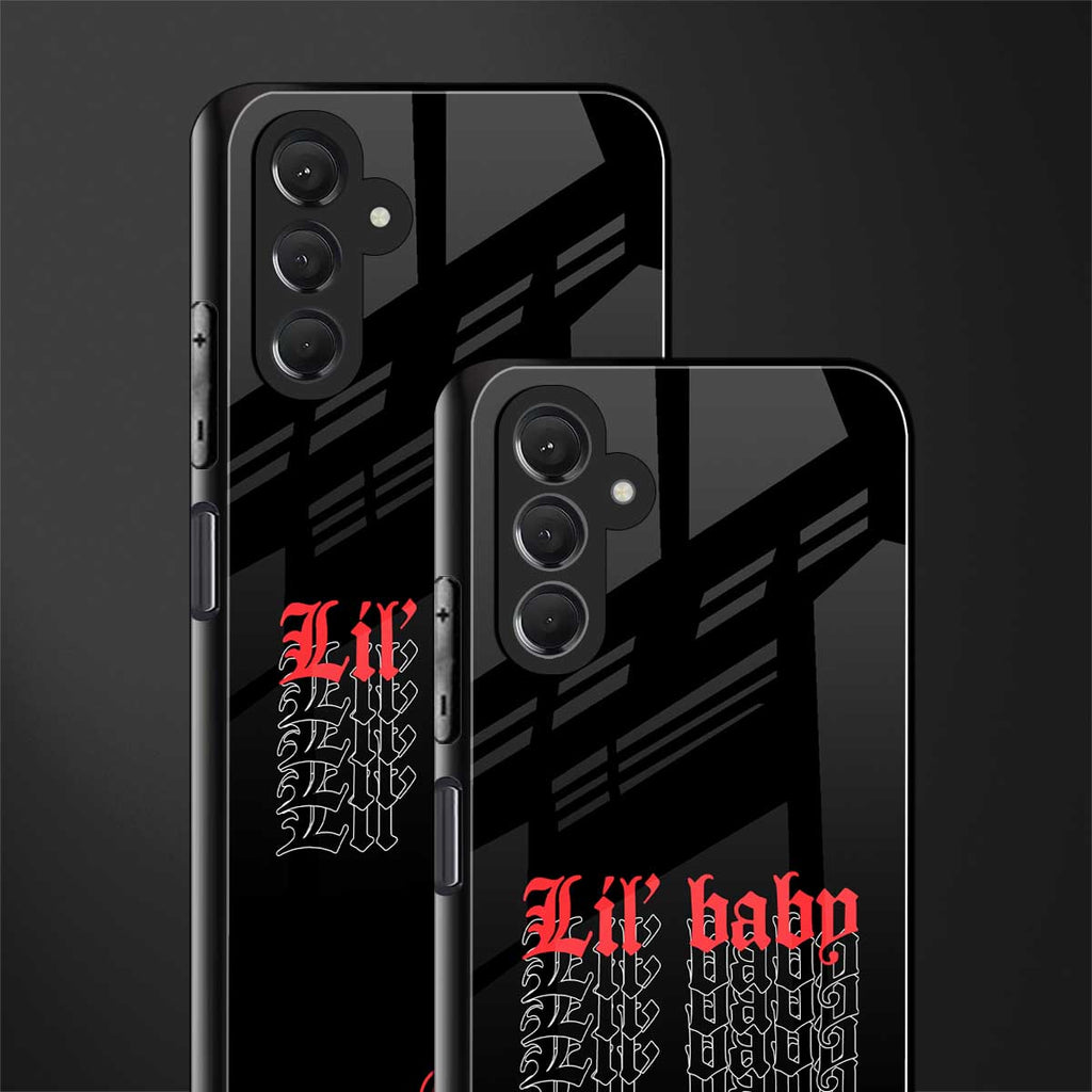 lil baby back phone cover | glass case for samsun galaxy a24 4g