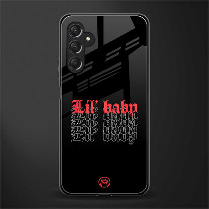 lil baby back phone cover | glass case for samsun galaxy a24 4g