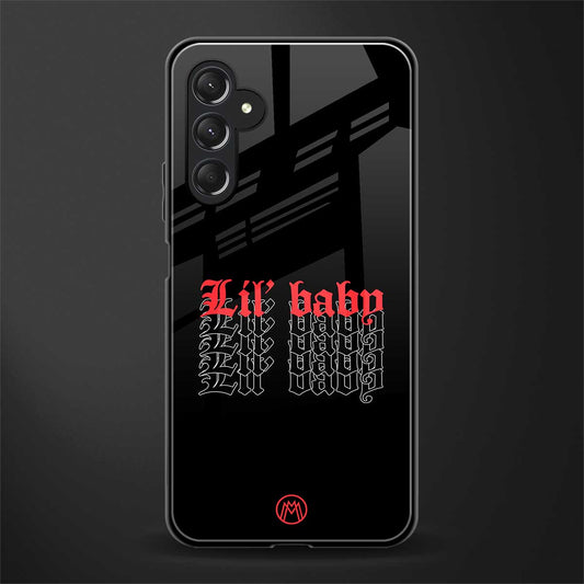 lil baby back phone cover | glass case for samsun galaxy a24 4g