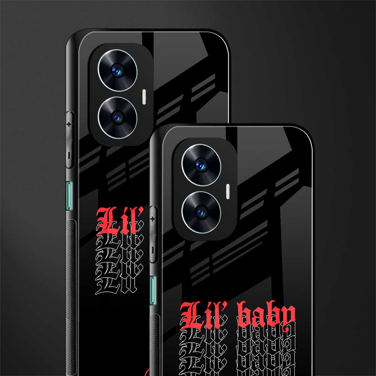 lil baby back phone cover | glass case for realme c55