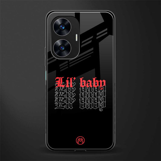 lil baby back phone cover | glass case for realme c55