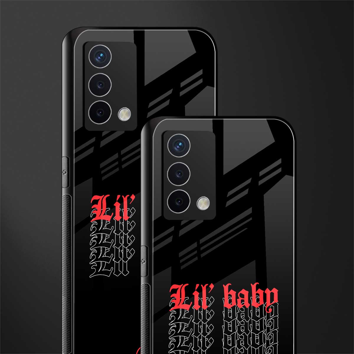 lil baby back phone cover | glass case for oppo a74 4g