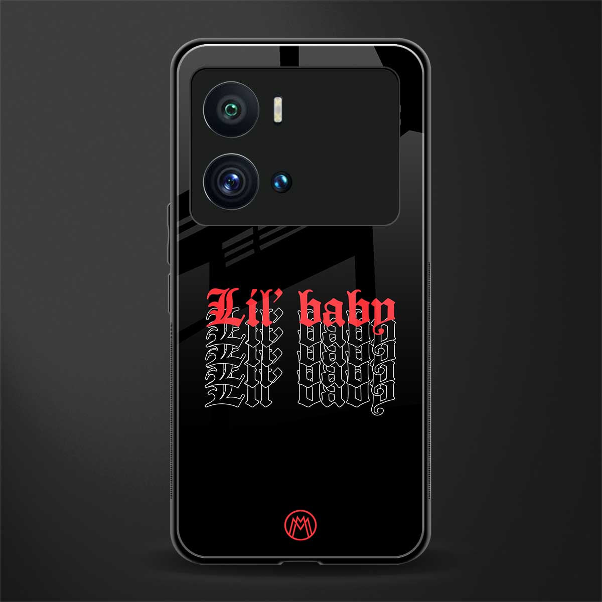 lil baby back phone cover | glass case for iQOO 9 Pro