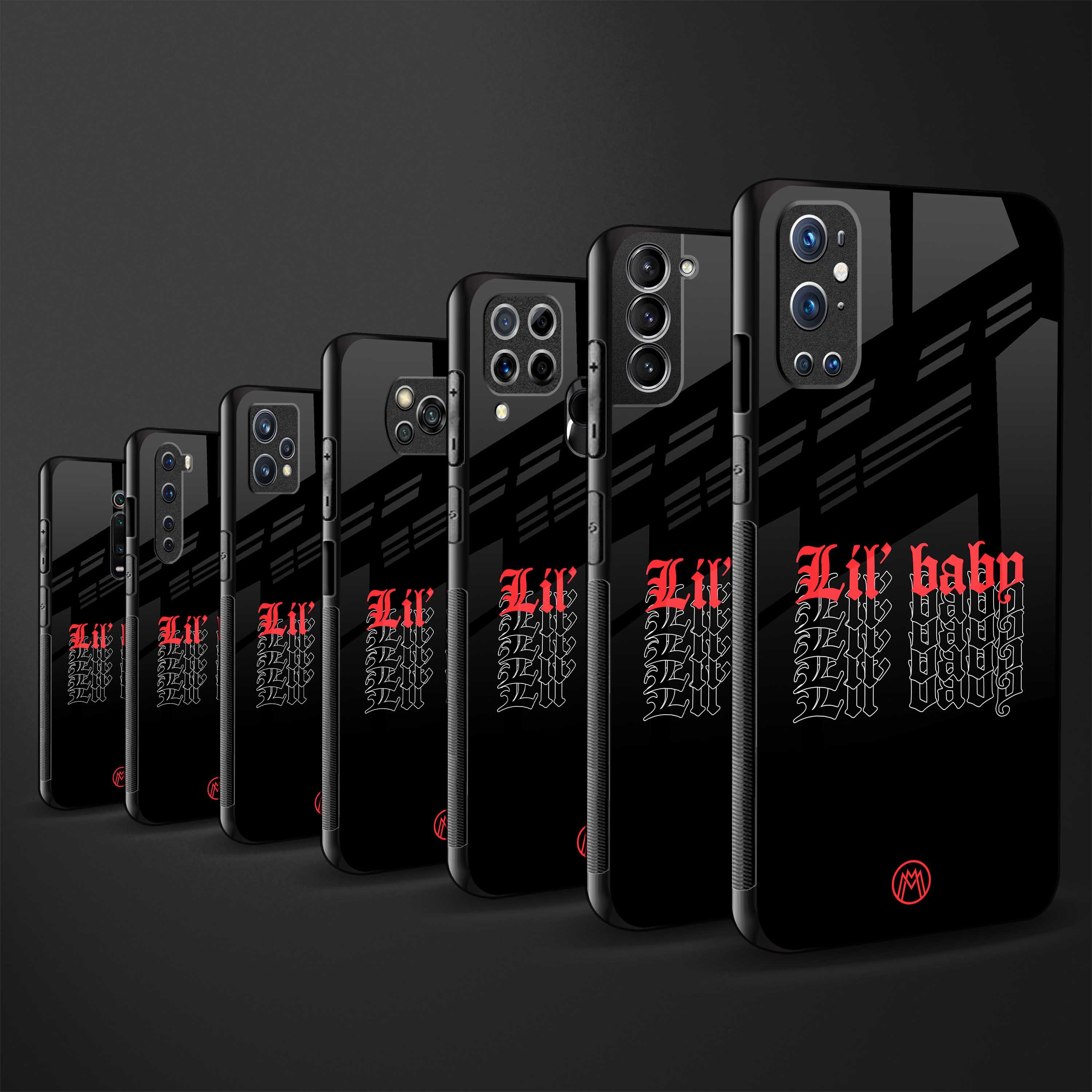 lil baby back phone cover | glass case for redmi note 11 pro plus 4g/5g