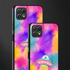 lil colourful alien back phone cover | glass case for samsung galaxy f42