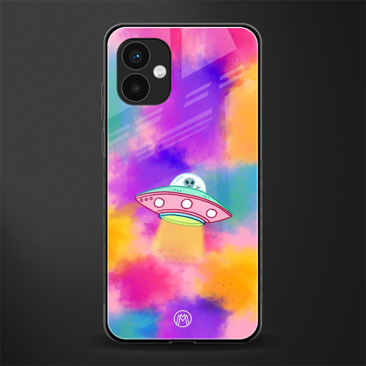 lil colourful alien back phone cover | glass case for samsung galaxy a04