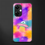 lil colourful alien back phone cover | glass case for oneplus nord ce 3 lite