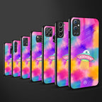 lil colourful alien back phone cover | glass case for redmi note 11 pro plus 4g/5g