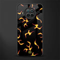 lil flames on black glass case for mi 10i image