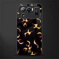 lil flames on black glass case for mi 11 ultra 5g image