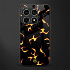 lil flames on black glass case for oneplus 10 pro 5g image