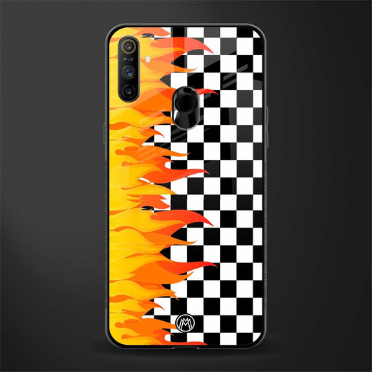 lil flames wild mode glass case for realme narzo 20a image