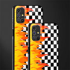 lil flames wild mode glass case for samsung galaxy m51 image-2