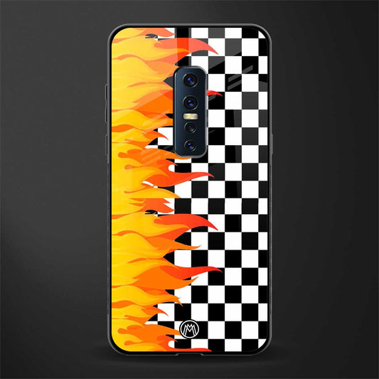 lil flames wild mode glass case for vivo v17 pro image