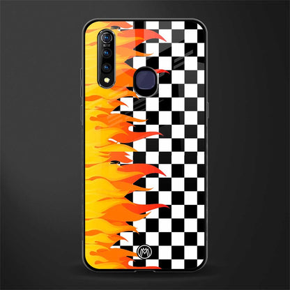 lil flames wild mode glass case for vivo z1 pro image