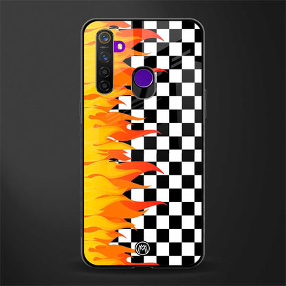 lil flames wild mode glass case for realme 5s image