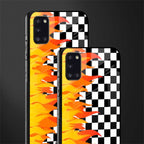 lil flames wild mode glass case for samsung galaxy a31 image-2