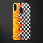 lil flames wild mode glass case for samsung galaxy m10s image