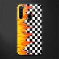 lil flames wild mode glass case for redmi note 8 image