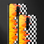 lil flames wild mode glass case for redmi note 8 pro image-2