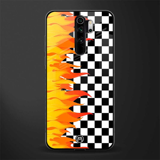 lil flames wild mode glass case for redmi note 8 pro image