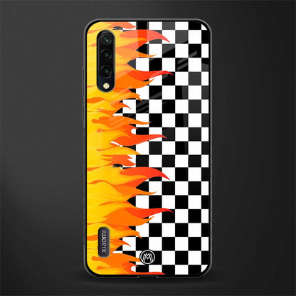 lil flames wild mode glass case for mi a3 redmi a3 image