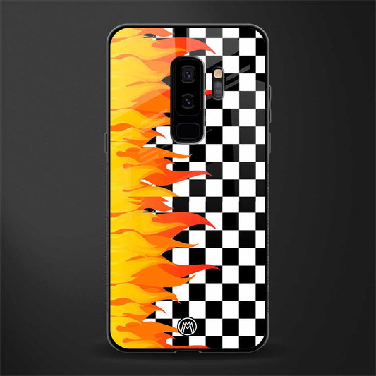 lil flames wild mode glass case for samsung galaxy s9 plus image