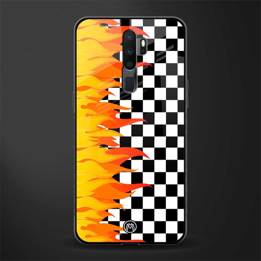 lil flames wild mode glass case for oppo a5 2020 image