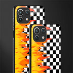 lil flames wild mode glass case for mi 11 lite image-2