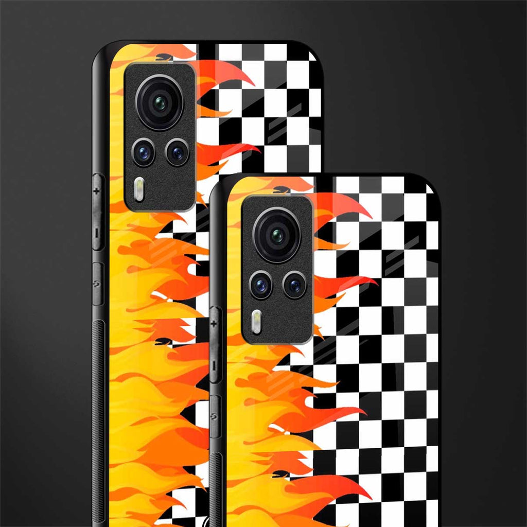 lil flames wild mode glass case for vivo x60 pro image-2